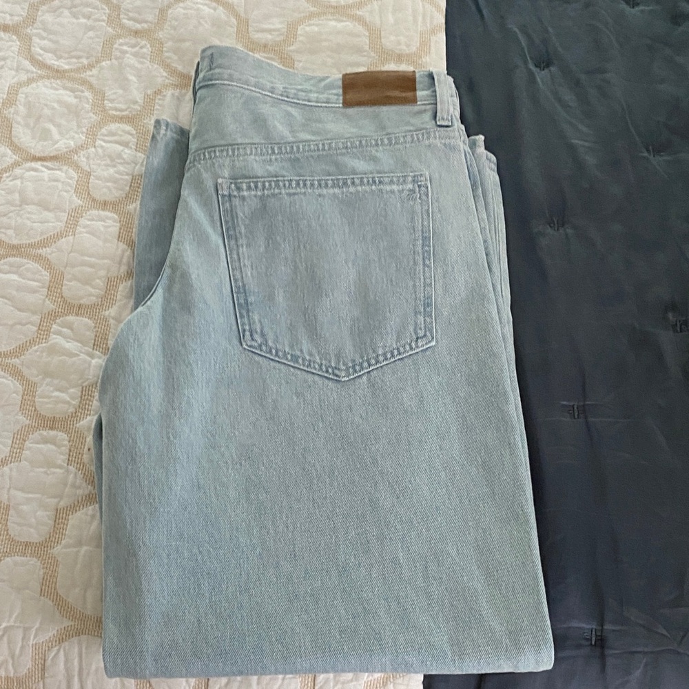 Madewell Light Blue Flare & Wide Leg Jeans - Picture 7 of 8